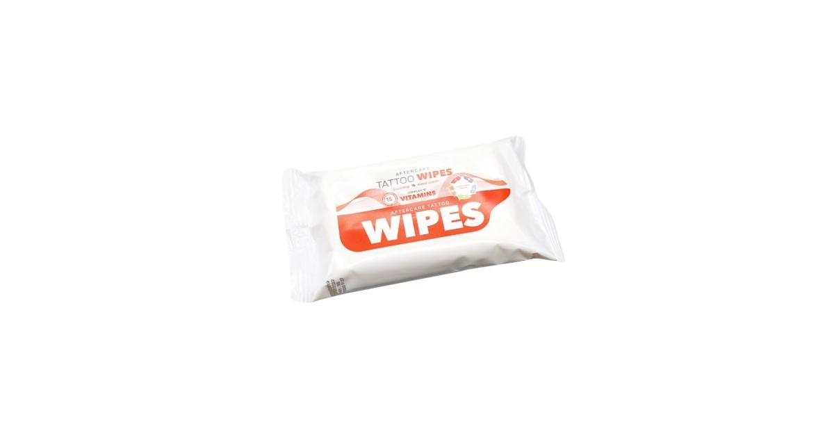 Tattoo Wipes Aftercare 15pcs