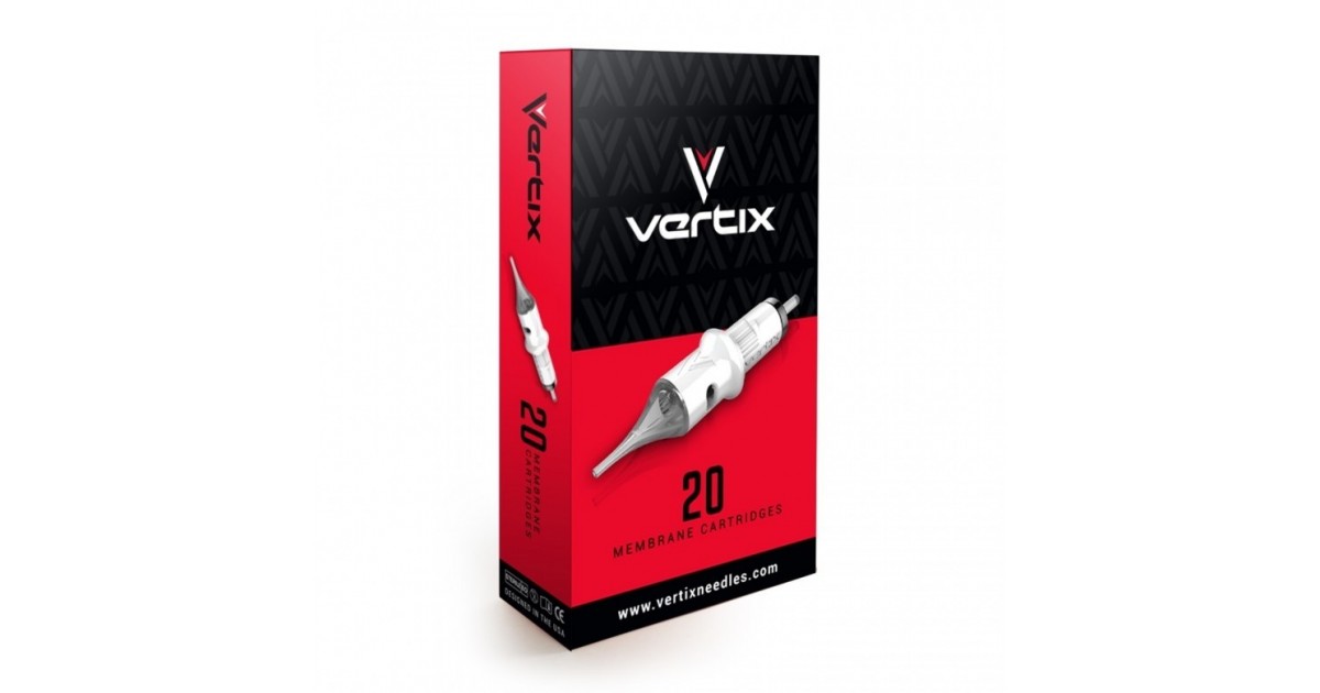 Vertix Cartridges 20pcs 0.30mm Round Shader Medium Taper Needle Size 03