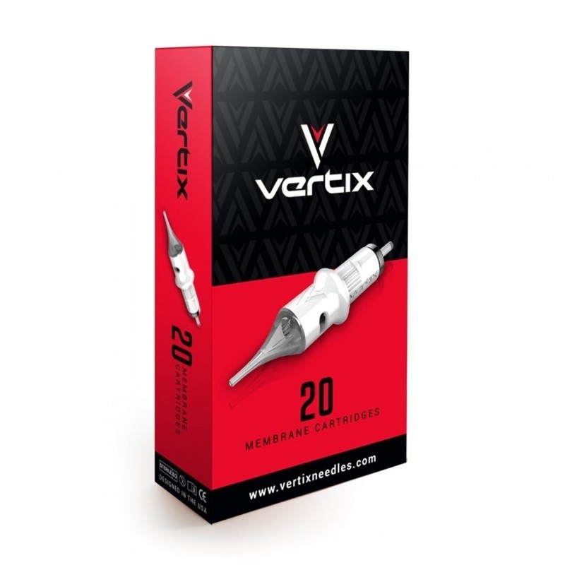 Vertix Cartridges 20pcs 0.30mm Round Shader Medium Taper Needle Size 03