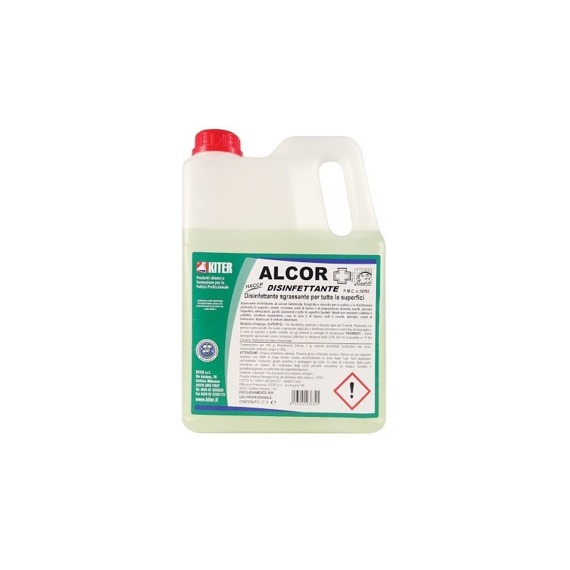Alcor Detergente/disinfettante Pmc - Canestro 3 Litri