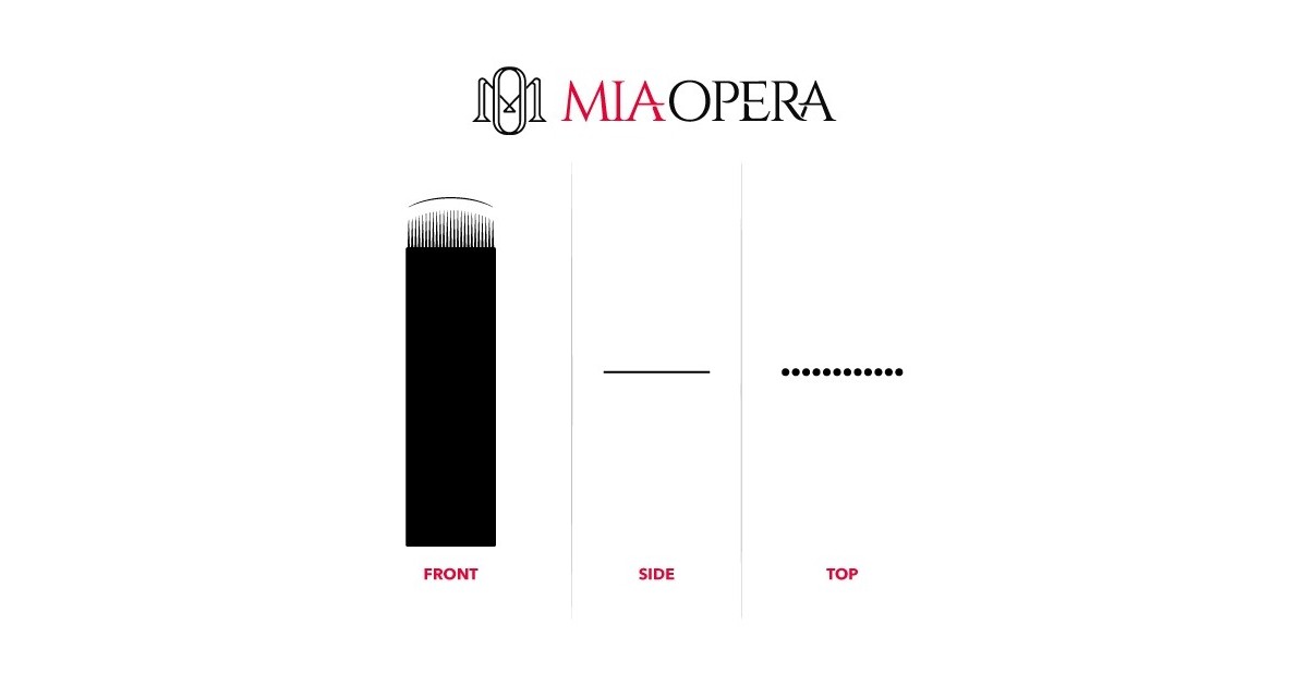 Miaopera Disposable Microblading Blades U18- 10pcs