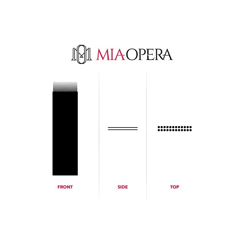 Miaopera Disposable Microblading Blades 10pcs Double Flat