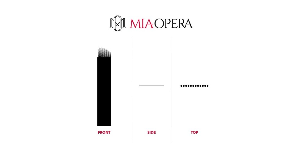 Miaopera Disposable Microblading Blades 10pcs C14 Miaopera Disposable Microblading Blades 10pcs C14