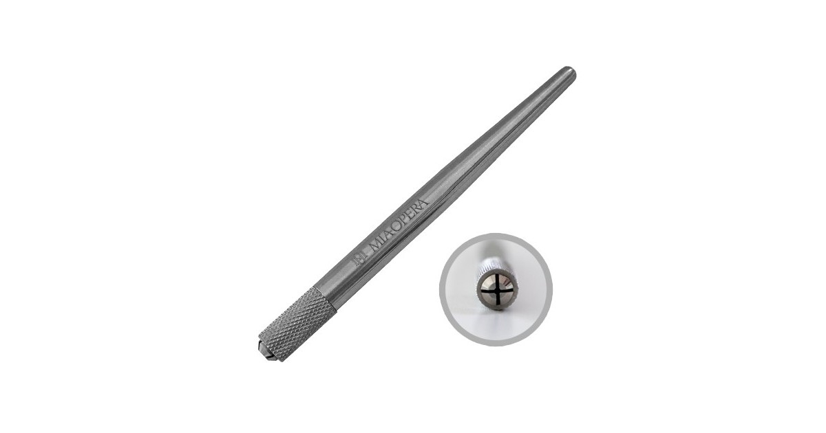 Miaopera Microblading Stainless Steel Holder Pen - Classic Miaopera Microblading Stainless Steel Holder Pen - Classic