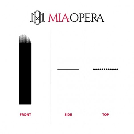 Miaopera Disposable Microblading Blades 10pcs - 0,18mm Strokes Sv16