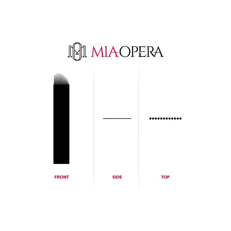 Miaopera Disposable Microblading Blades 10pcs - 0,18mm Strokes Sv16