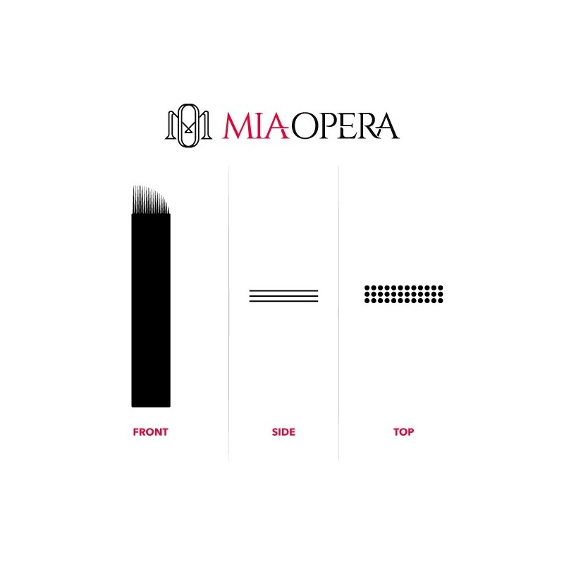 Miaopera Disposable Microblading Blades 10pcs - 0,30mm Microshading C03x15