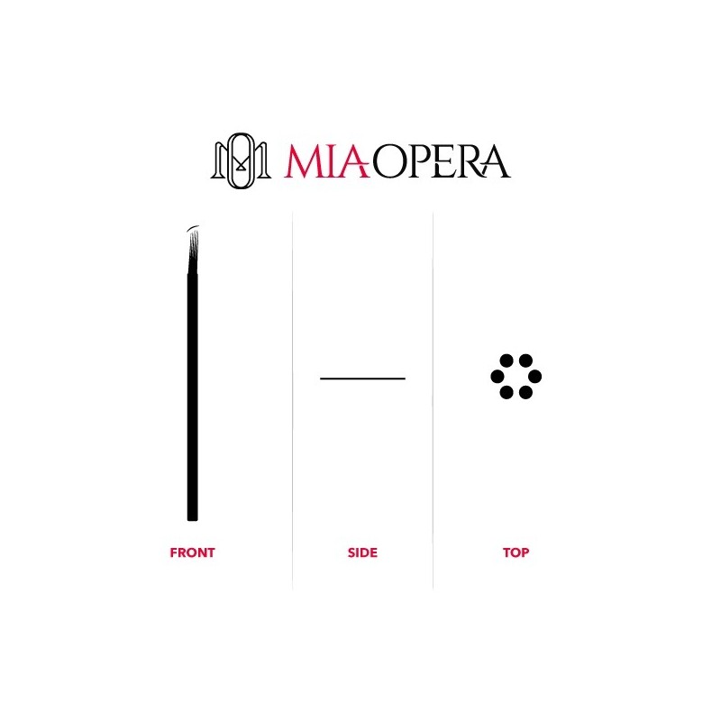 Miaopera Disposable Microblading Blades 10pcs - 0,30mm Slope Round Sr19