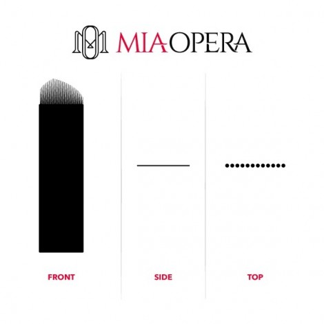 Miaopera Disposable Microblading Blades 10pcs - 0,30mm Eyeliner Ev21