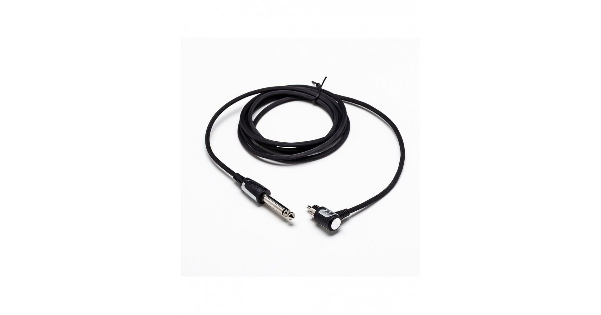 Ez Master Pro Tattoo Cord Angled Rca - Black