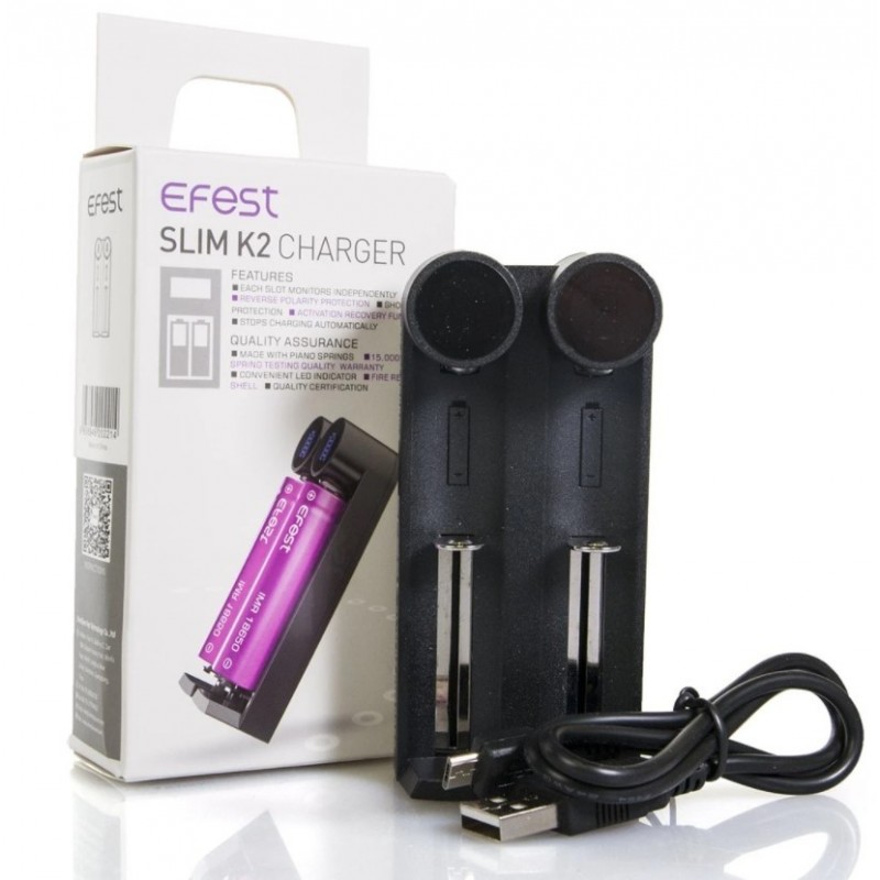 Caricabatterie Efest 2 Slot - Per Batteria 14500
