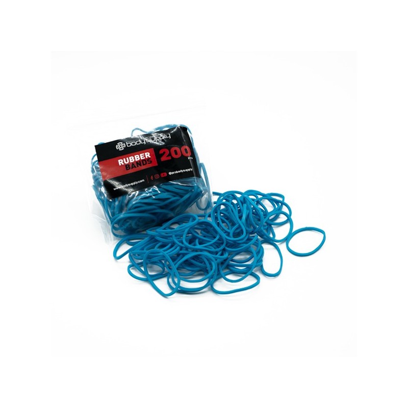 Bodysupply Elastici Colorati 200pcs - Blue