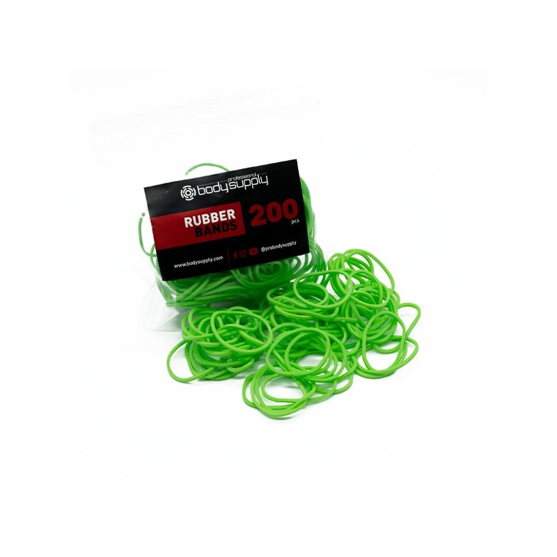 Bodysupply Elastici Colorati 200pcs - Verde