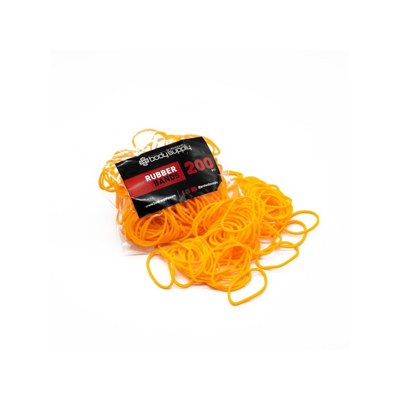 Bodysupply Elastici Colorati 200pcs - Arancio