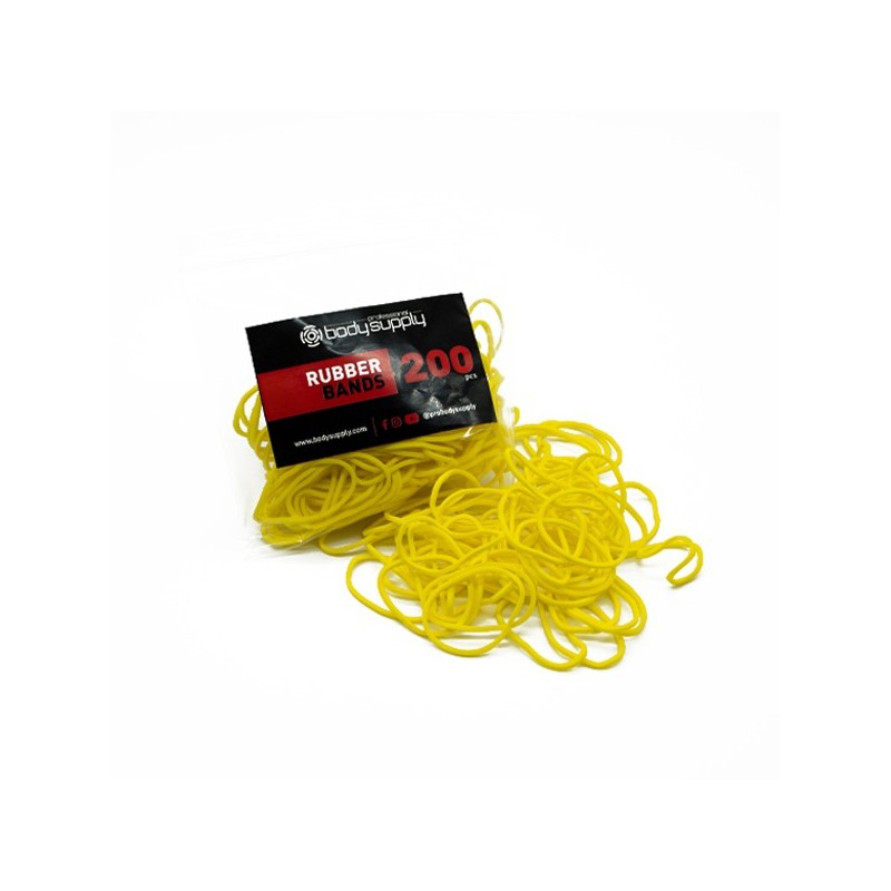 Bodysupply Elastici Colorati 200pcs - Giallo