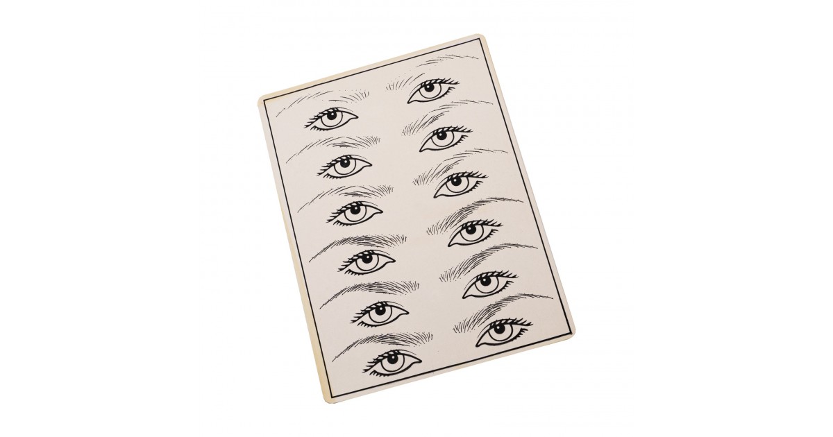 Eyebrow Practice Pad 20x15x H.0,15cm Eyebrow Practice Pad 20x15x H.0,15cm