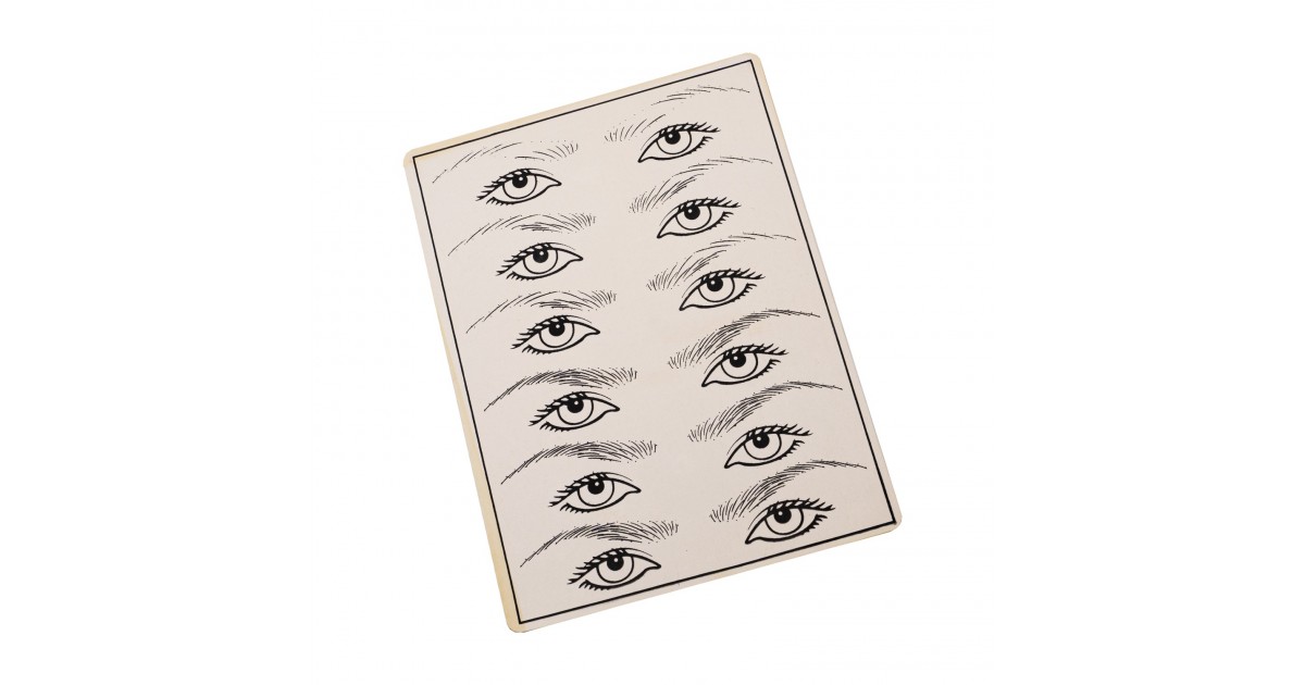 Eyebrow Practice Pad 20x15x H.0,15cm