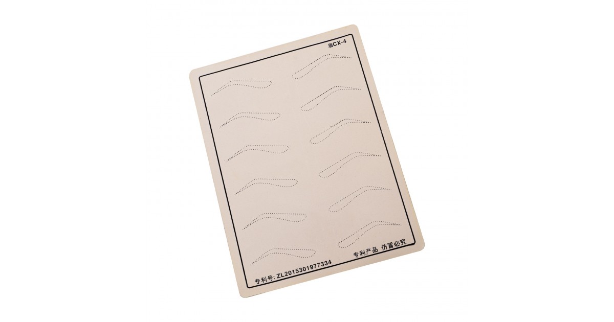 Eyebrow Practice Pad 20x15x H.0,15cm Eyebrow Practice Pad 20x15x H.0,15cm