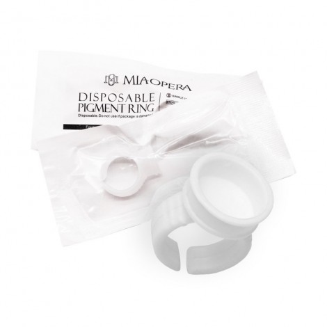 Miaopera Sterile Plastic Pigment Ring 10pcs