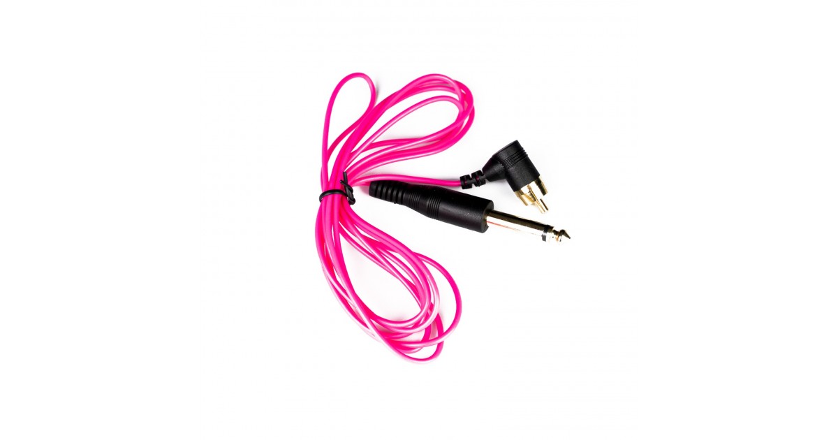 Slim Rca Clip Cord - Pink