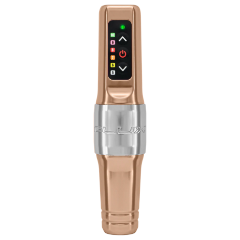 Spektra Flux Mini Wireless Tattoo Machine - Champagne Gold