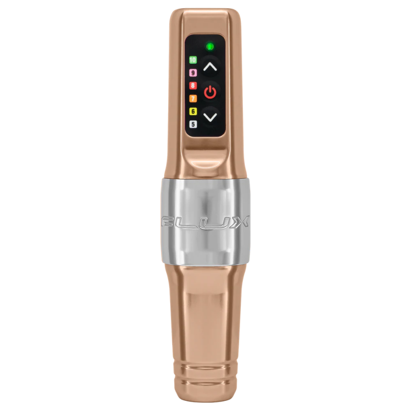 Spektra Flux Mini Wireless Tattoo Machine - Champagne Gold