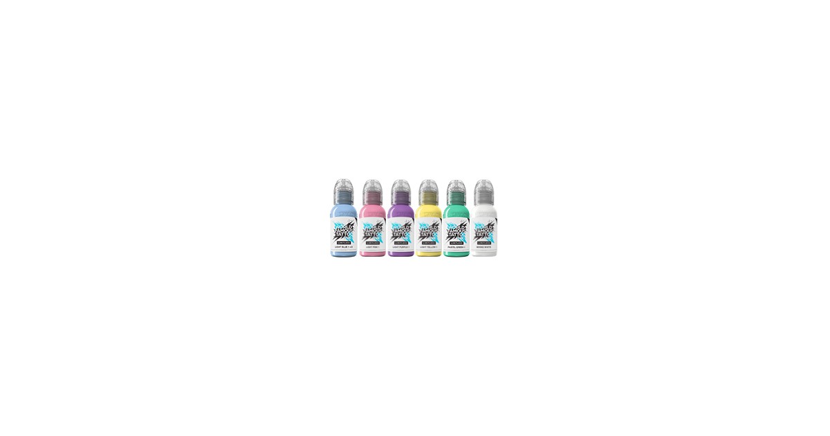 World Famous Limitless 6x30ml - Pastel Collection Set