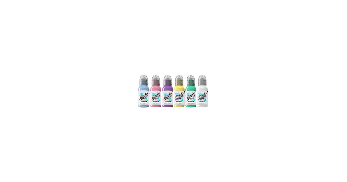 World Famous Limitless 6x30ml - Pastel Collection Set World Famous Limitless 6x30ml - Pastel Collection Set