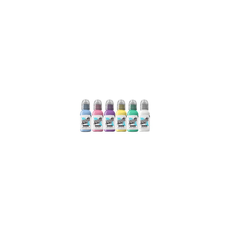World Famous Limitless 6x30ml - Pastel Collection Set
