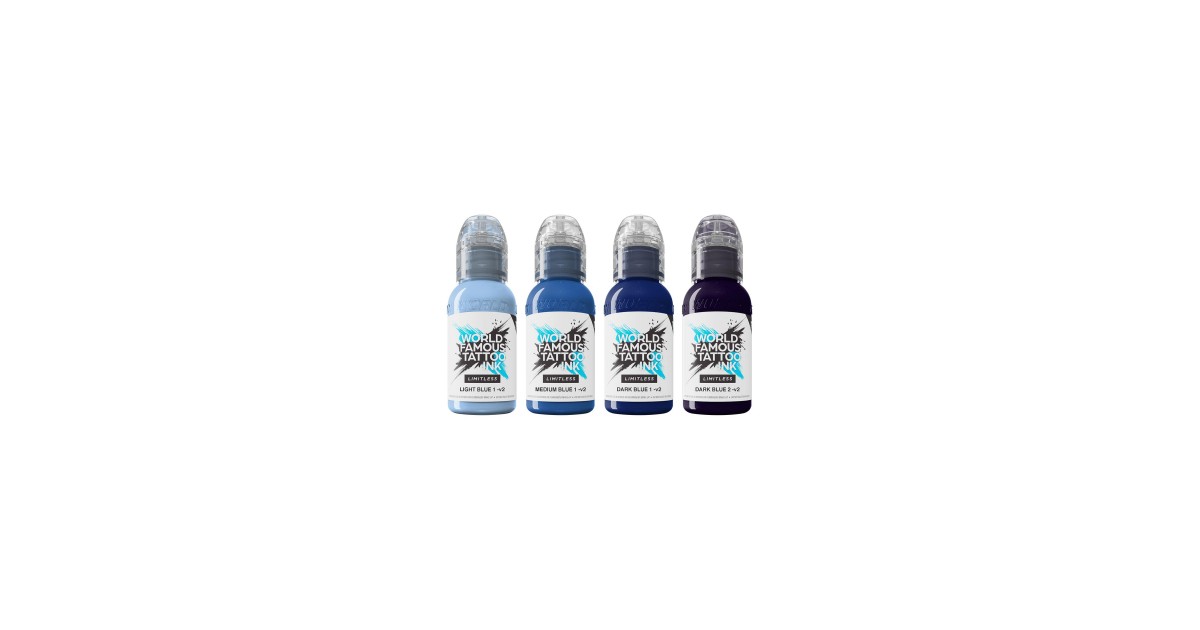 World Famous Limitless 4x30ml - Shades of Blue Collection Set