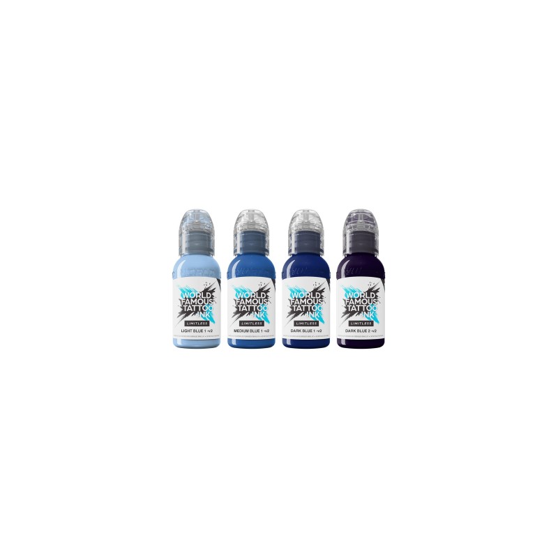 World Famous Limitless 4x30ml - Shades of Blue Collection Set