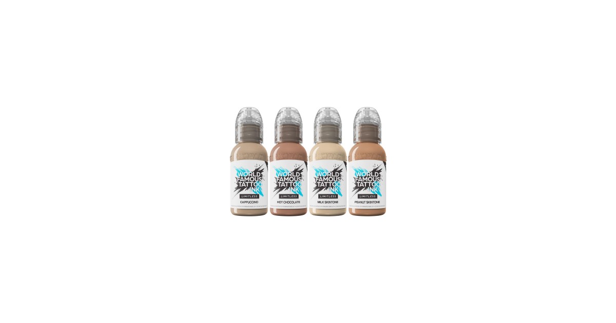 World Famous Limitless 4x30ml - Santucci Skin Tone Set World Famous Limitless 4x30ml - Santucci Skin Tone Set