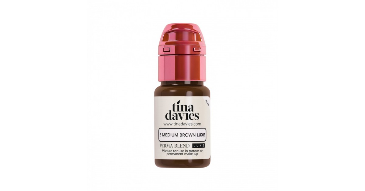 PermaBlend Luxe 15ml - Tina Davies Medium Brown 15ml
