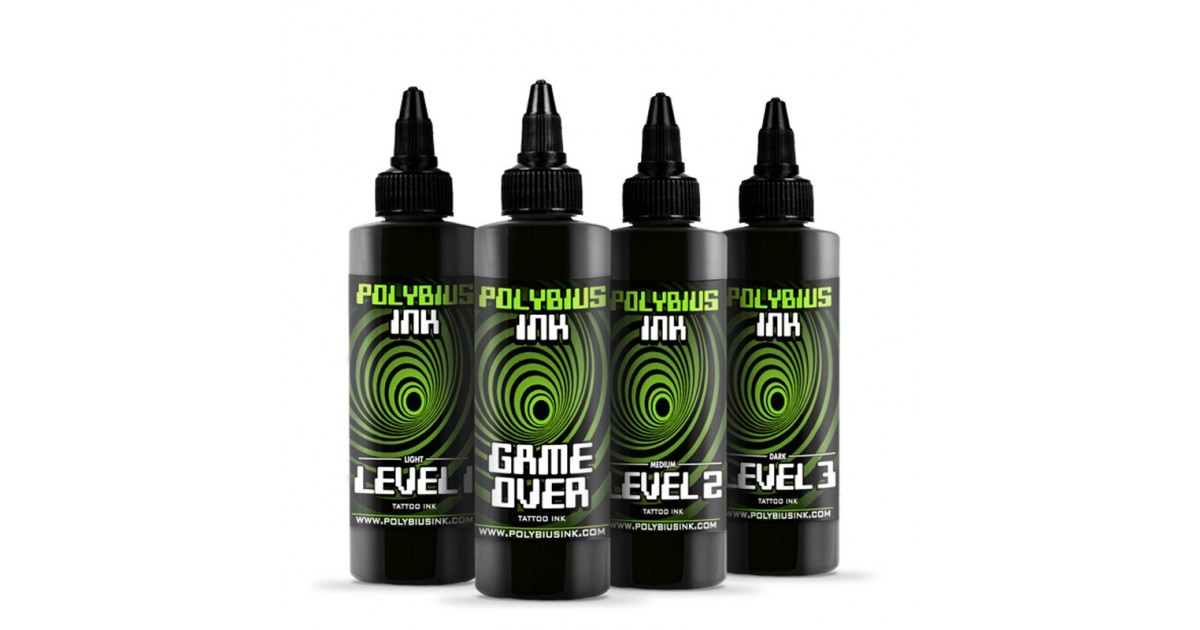 Polybius Reach Tattoo Ink - Kit 4pz 150ml