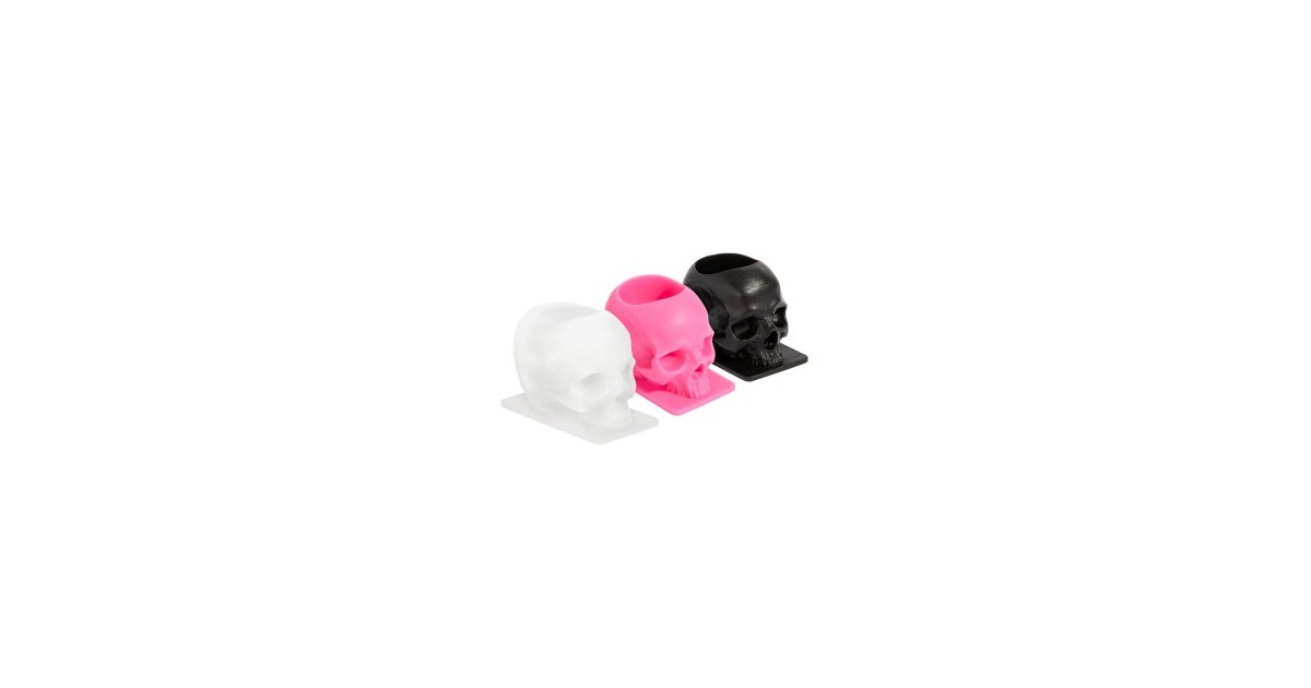 Saferly Skull Ink Caps 16mm 200pz Saferly Skull Ink Caps 16mm 200pz