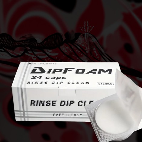 DipFoam Per Risciacquo Aghi in schiuma- Box 24pcs