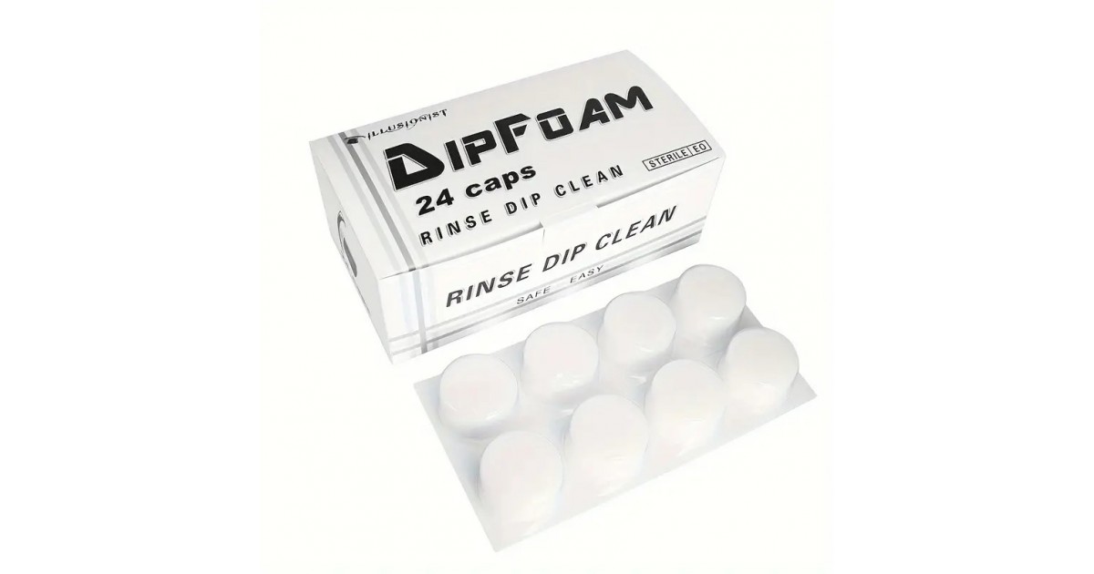 DipFoam Per Risciacquo Aghi in schiuma- Box 24pcs DipFoam Per Risciacquo Aghi in schiuma- Box 24pcs