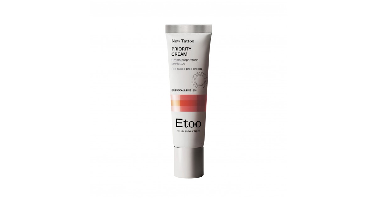 PRIORITY CREAM Etoo - Crema Preparatoria Pre-Tattoo - 30ml