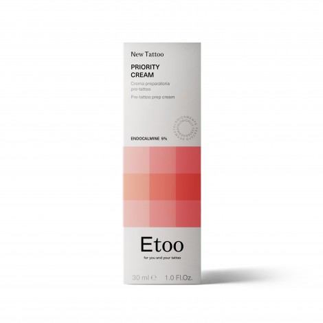 PRIORITY CREAM Etoo - Crema Preparatoria Pre-Tattoo - 30ml