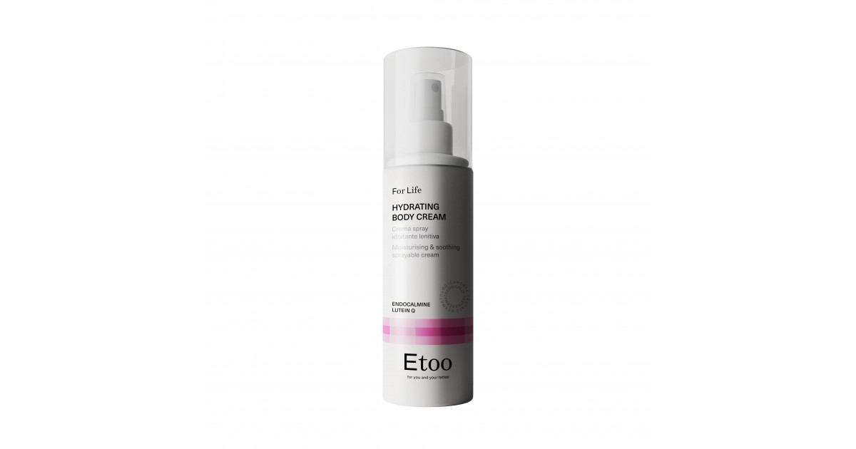 HYDRATING BODY CREAM Etoo - Crema-Spray Idratante e Lenitiva - 200ml