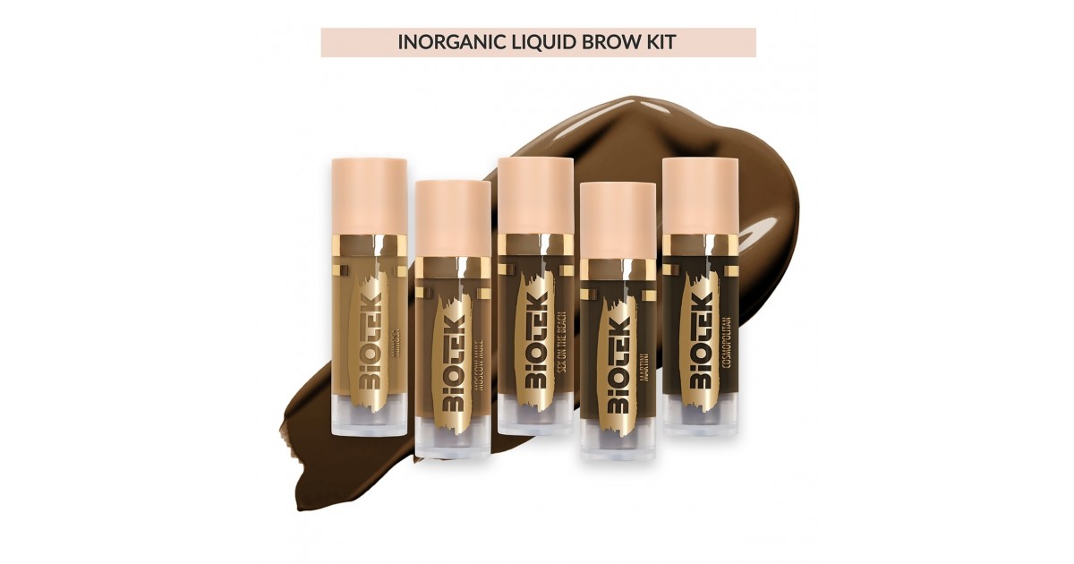 INORGANIC LIQUID BROW KIT - Biotek - 5x 18ml - Conforme REACH