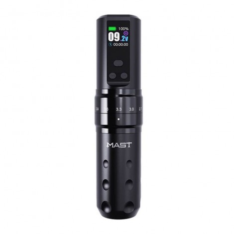 Dragonhawk Mast Fold 2 Pro Wireless Tattoo Pen - Black