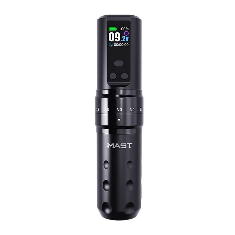 Dragonhawk Mast Fold 2 Pro Wireless Tattoo Pen - Black