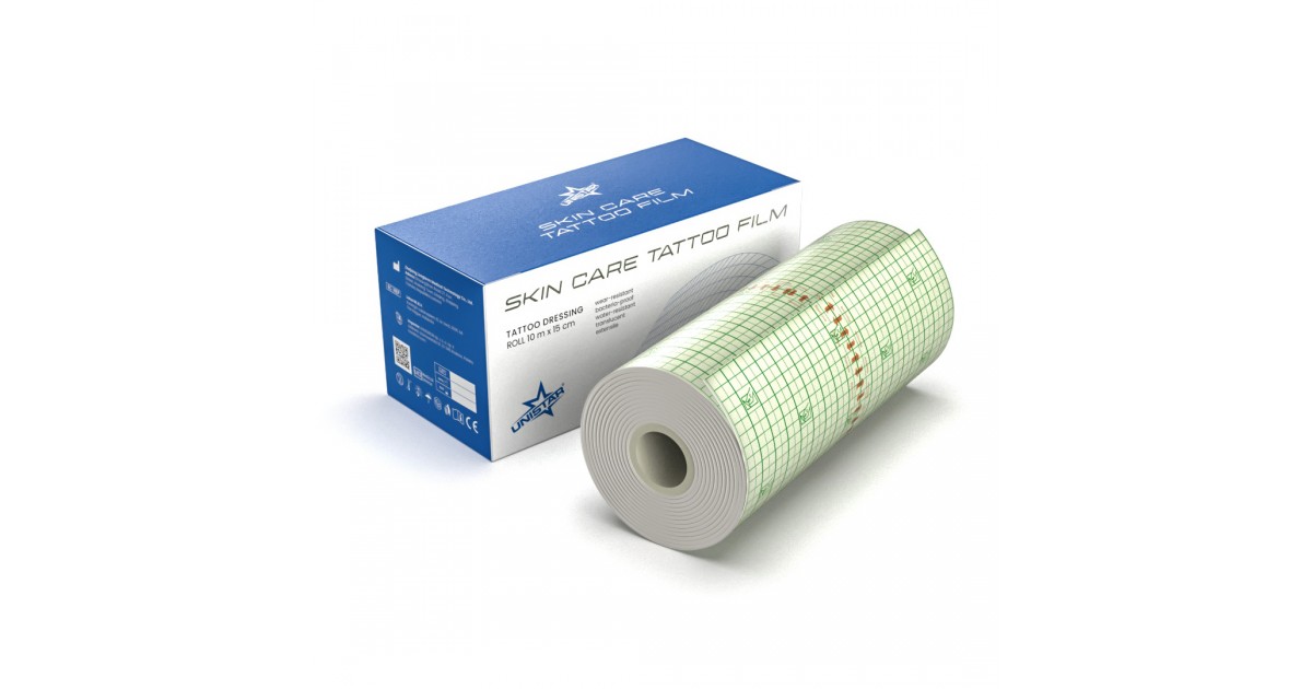 UNISTAR SKIN CARE TATTOO FILM ROTOLO - 10 M X 15 CM