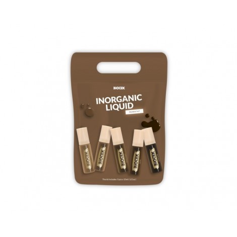 INORGANIC LIQUID BROW KIT - Biotek - 5x 15ml - Pigmenti PMU REACH