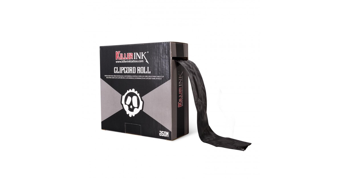 Pellicola Protettiva per Clipcord - Rotolo Non Tagliato 250m - BLACK Pellicola Protettiva per Clipcord - Rotolo Non Tagliato 250m - BLACK