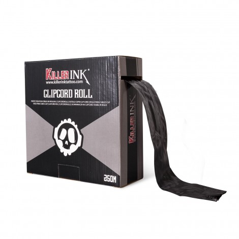 Pellicola Protettiva per Clipcord - Rotolo Non Tagliato 250m - BLACK Pellicola Protettiva per Clipcord - Rotolo Non Tagliato 250m - BLACK