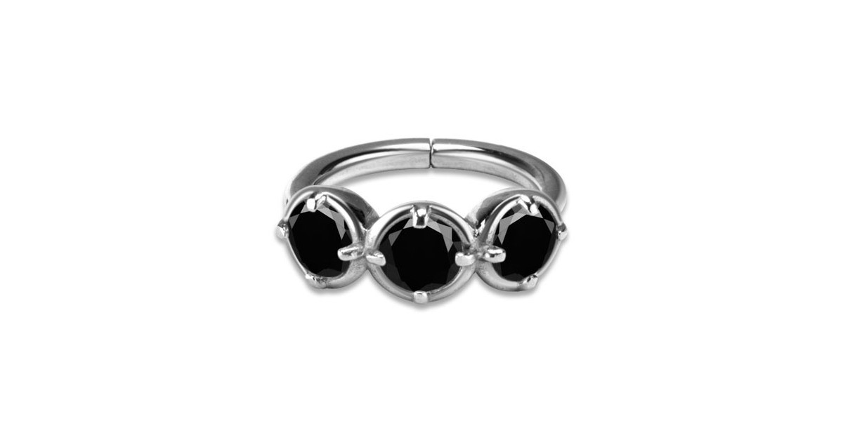 Hinged Ring W/zirconia Mod.17 Hinged Ring W/zirconia Mod.17