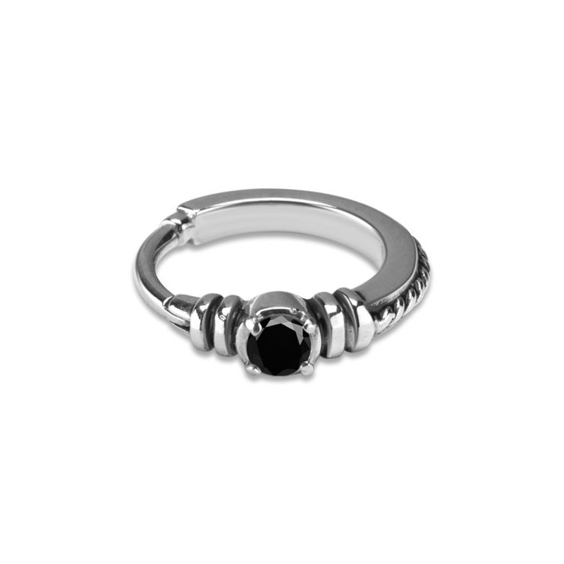 Hinged Ring W/zirconia Mod.18