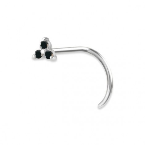 Trinity Curved Nose Stud